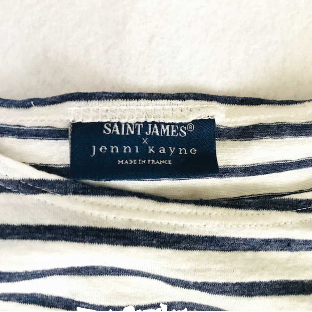 Jenni Kayne X Saint James dark blue Rue Drop Shoulder Tee medium - Picture 5 of 10